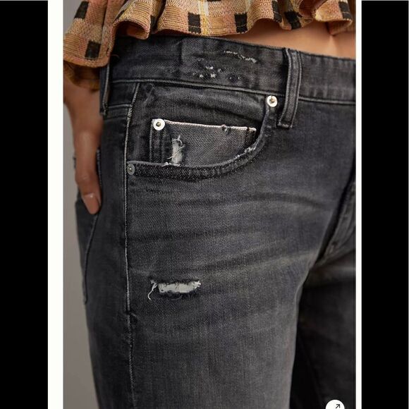 Anthropologie Pilcro The Selvedge Low-Rise Straight Jeans - Picture 2 of 9